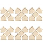 Angoily Piggy Bank, 30pcs Wooden Unfinished Savings Bank House Money Box for Boys Girls Adults to...