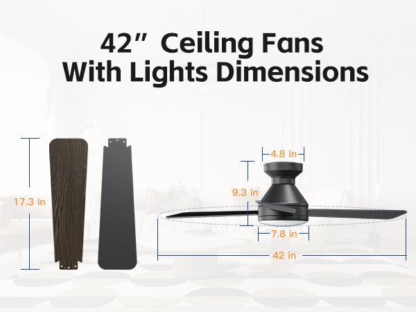 ceiling fans with lights and remote