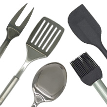 BOMKI Spatula, Fork, Brush &amp; Spoon