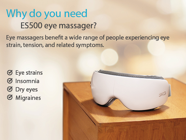 eye massager with heat
