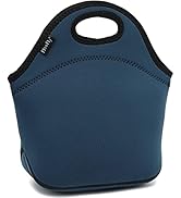 FlowFly Neoprene Kids Lunch box Insulated Soft Bag Mini Cooler Thermal Meal Tote Kit for Boys, Gi...