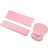 MOSISO Computer Keyboard Stand&amp;Wrist Rest Support for Keyboard and Mouse Pad Set, Ergonomic Mouse...