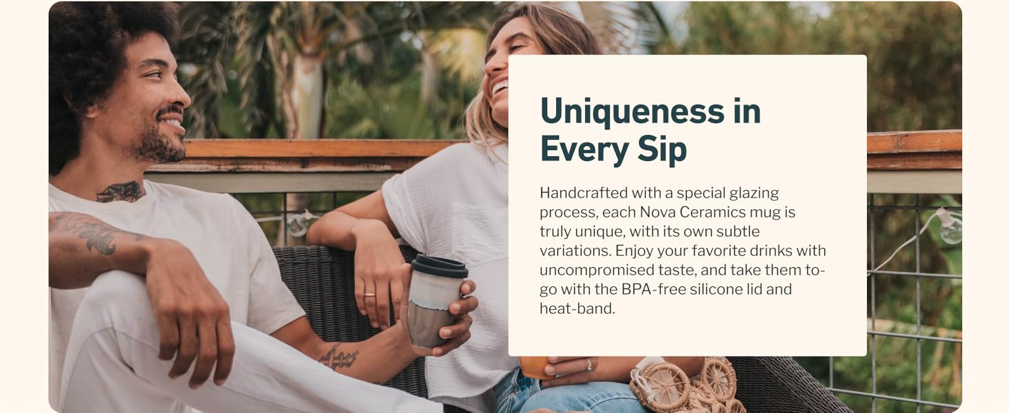 Nova Ceramic Travel Mugs