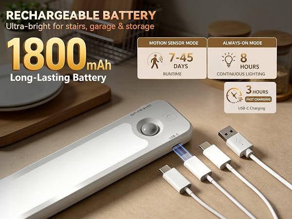 rechargeable cabinet lights