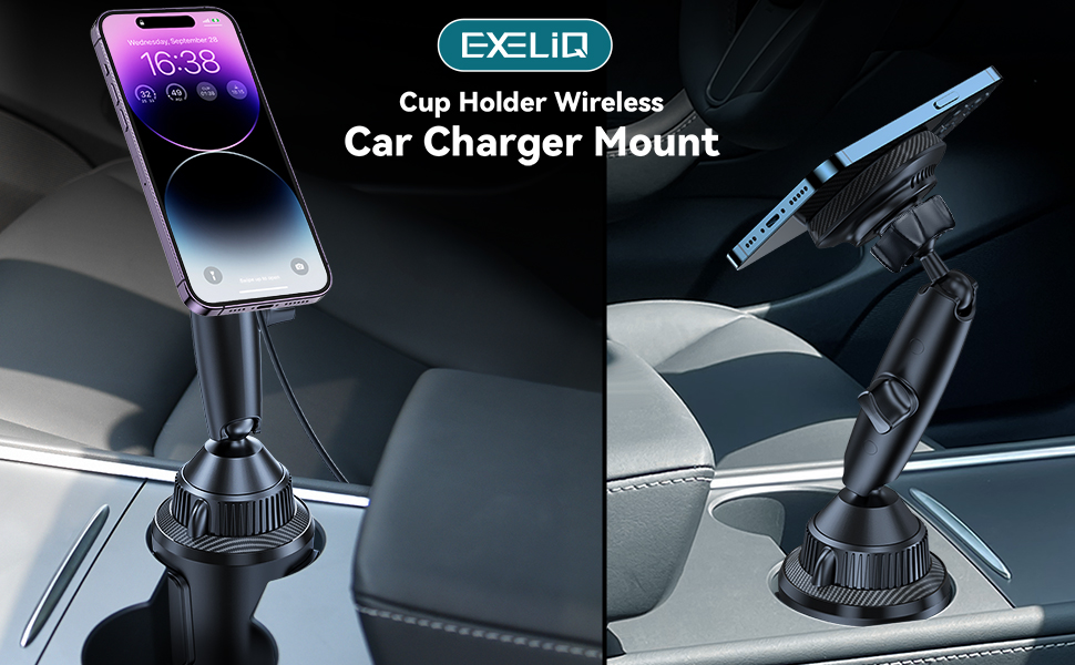 ICARMOUNT wireless charging mount cup phone holder