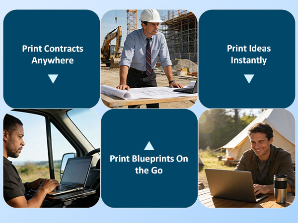 Inkless Portable Printer for Travel