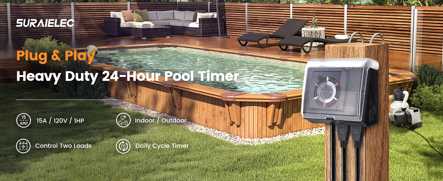 plug in pool timer
