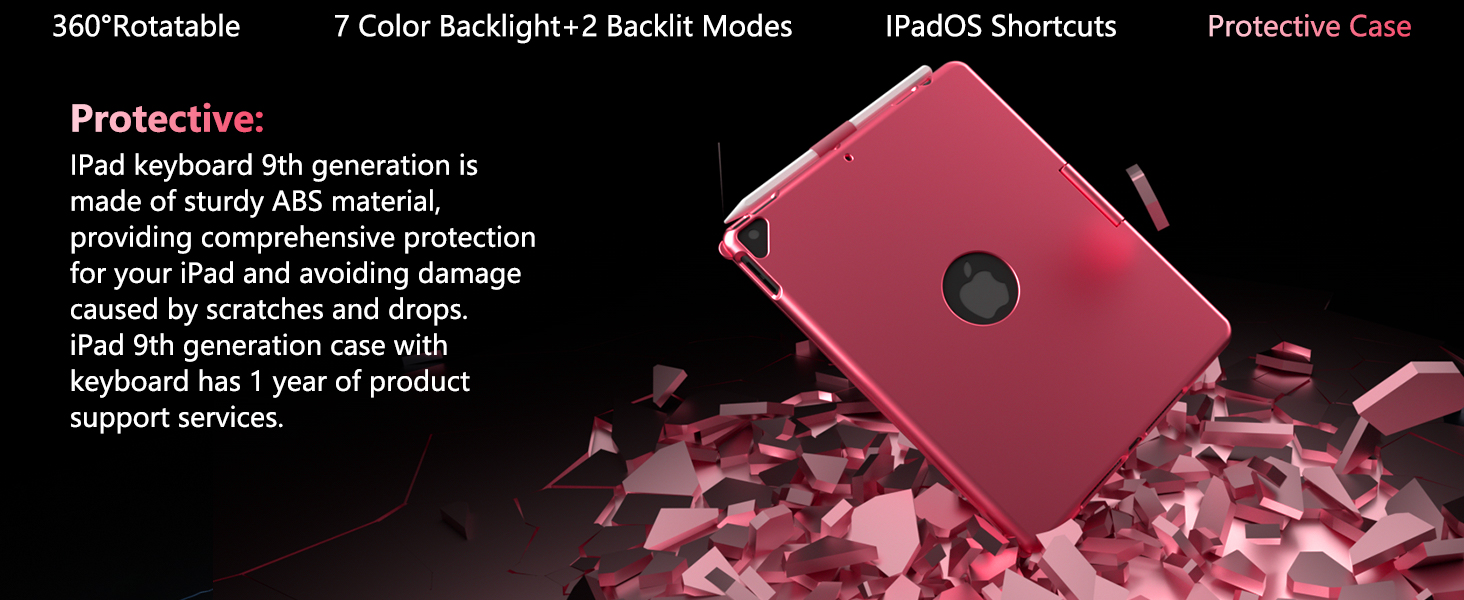 ipad 9th generation case with keyboard