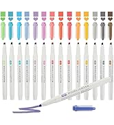 maikedepot Highlighters Double Ended Mild Highlighters Fluorescent Marker pen for Coloring Underl...