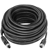 INSEETECH 4 Pin Camera Cable with Corrugation Tube Cover, Aviation Extension, Video Cable for Bac...