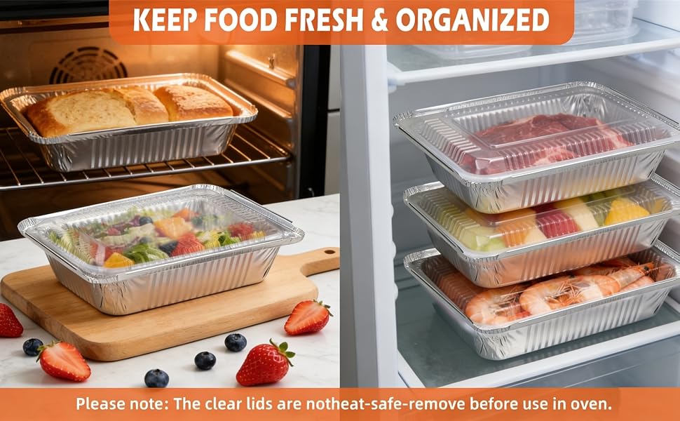 Foil Pans with Lids