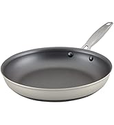 Anolon Achieve Hard Anodized Nonstick Frying Pan/Skillet, 12 Inch, Silver