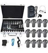 EXMAX EXD-6688 2.4Ghz Wireless Audio Tour Guide/Monitoring System Support Two Transmitter Working...