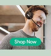 Yealink BH70 Mono Wireless Headset with Mic for Work, Bluetooth Headphone Teams Certified, up to ...