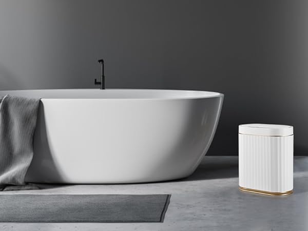 motion sensor trash can