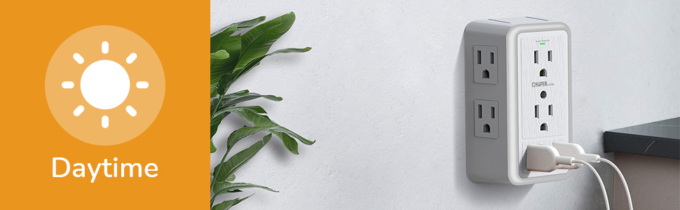 USB Wall Charger Surge Protector