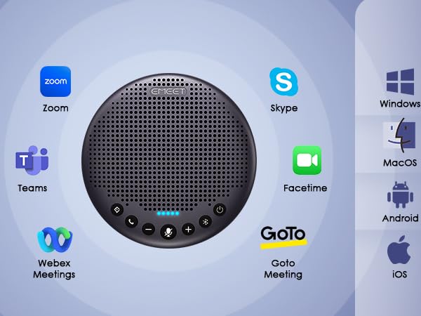 Widely Compatibility for EMEET Luna Plus conference speaker