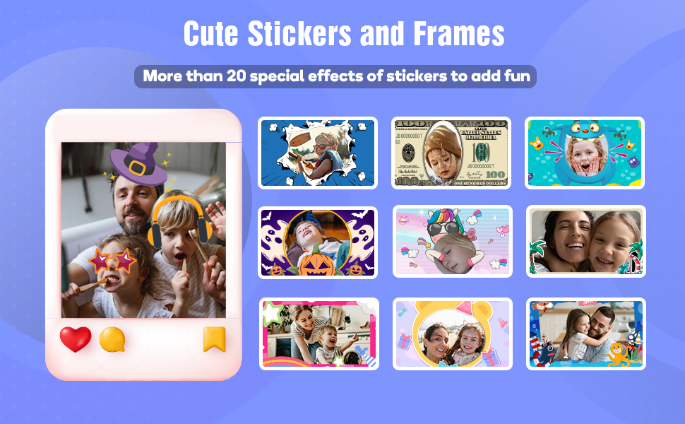 kids camera instant print