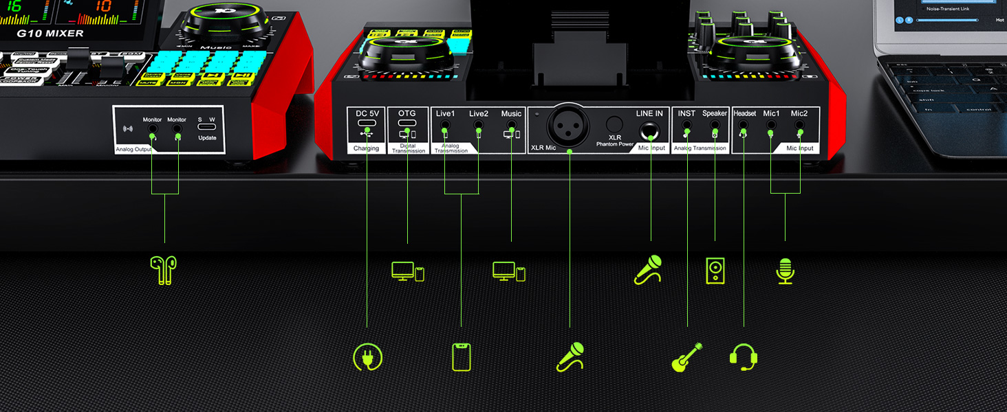computer recording audio interfaces gaming audio mixer gaming audio mixer pc