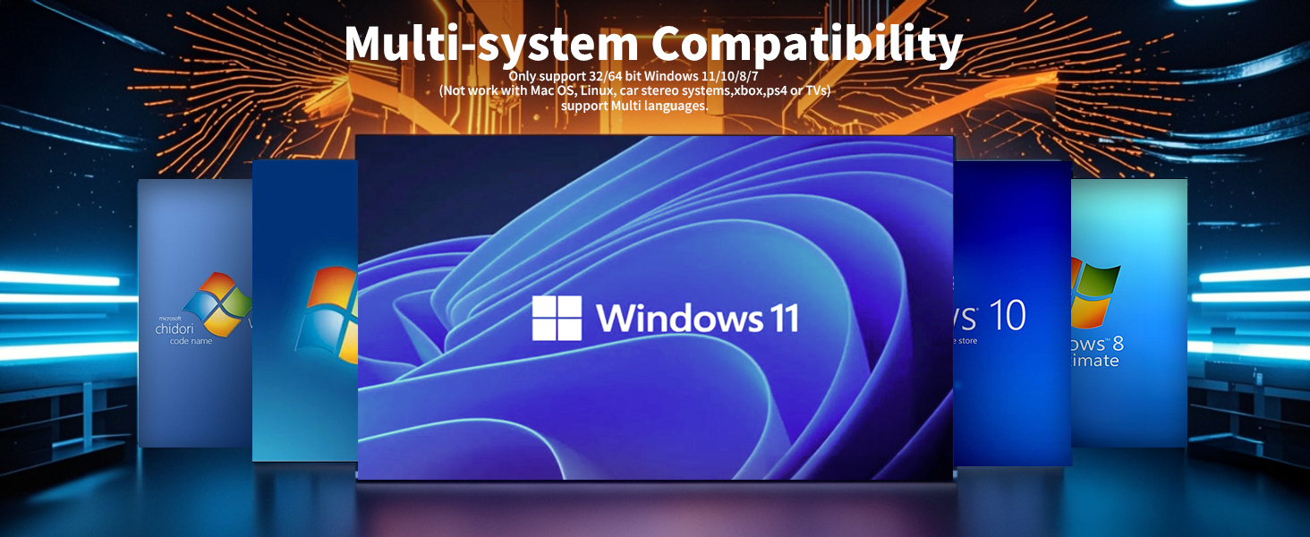 USB Bluetooth 5.4 Adapter for Desktop PC: Long Range Wireless Dongle with 5dBi Antenna Plug & Play