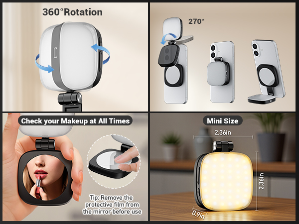 portable selfie light