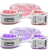 Dr.meter Anti Lost Wrist Link, 2 Pack Toddler Safety Leash with Key Lock, Reflective Child Walkin...