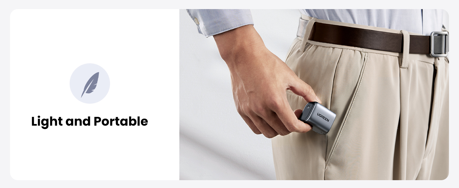 light and portable