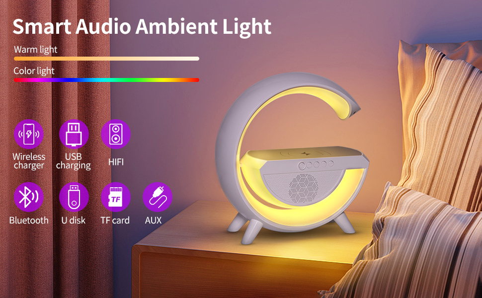 wireless charging lamp