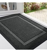 OLANLY Front Door Mat Indoor Outdoor Entrance, Waterproof All-Season, All-Weather Doormat, Sturdy...