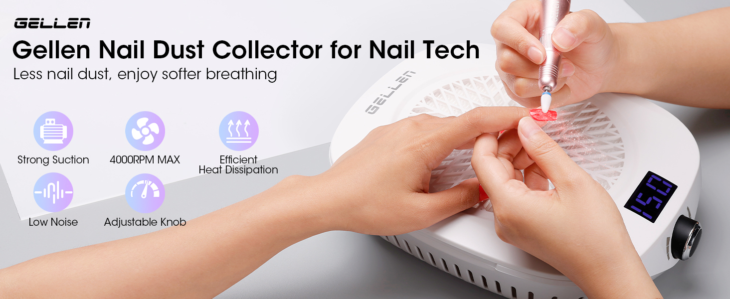 gellen nail dust collector