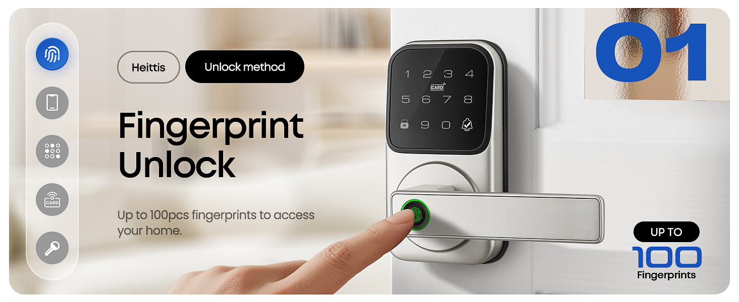 Smart Door Lock with Handle
