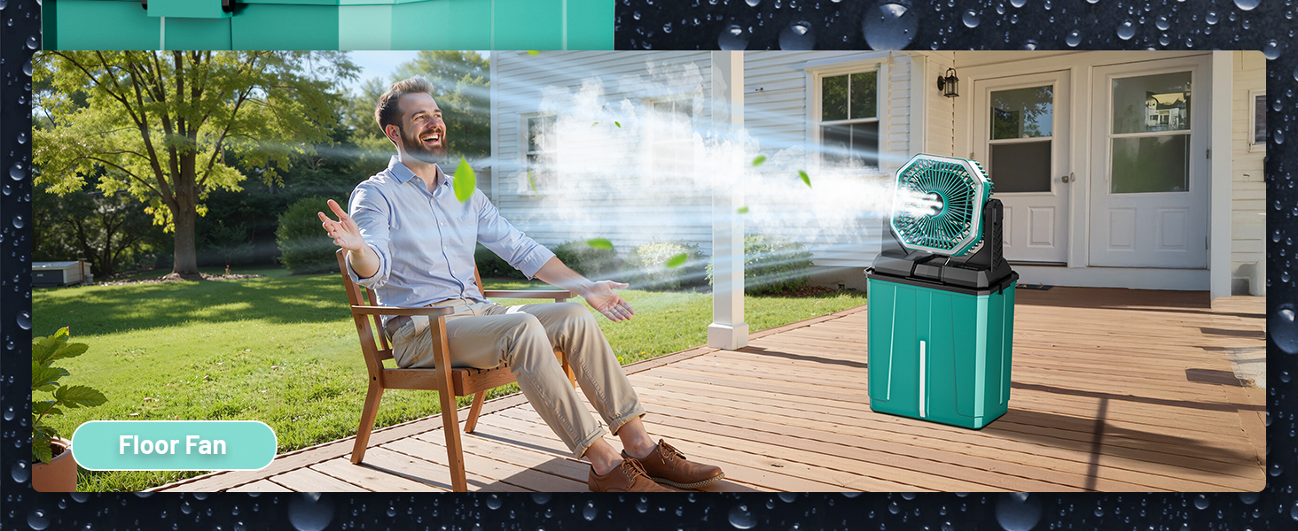 outdoor misting fan