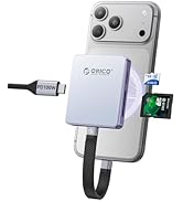 ORICO Magnetic M.2 2230/2242 NVMe SSD Enclosure with SD/TF 3.0 Card Reader, iPhone 4K ProRes Reco...