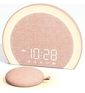 ANJANK Loud Alarm Clock with Wireless Bed Shaker, Vibrating Dual Alarm with Light Wake Up for Hea...