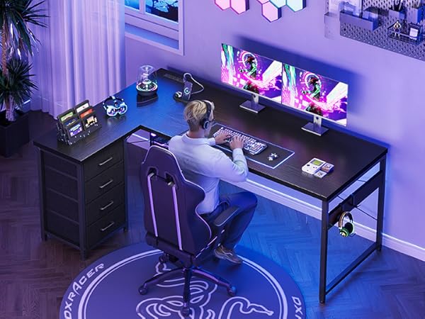 l shaped desk
