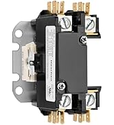 Heschen HVAC Motor Contactor, HSJL-40/1, 1 Poles, 40A, 24VAC 50/60Hz Coil, for Air Conditioner, H...