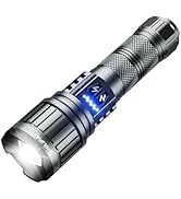 SHiLiPAi High Lumens Rechargeable Flashligh with Warm&amp;White Light Sources|11Modes|5000mAh|Waterpr...