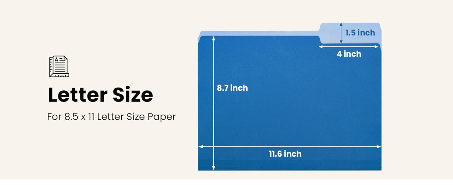 file folders letter size