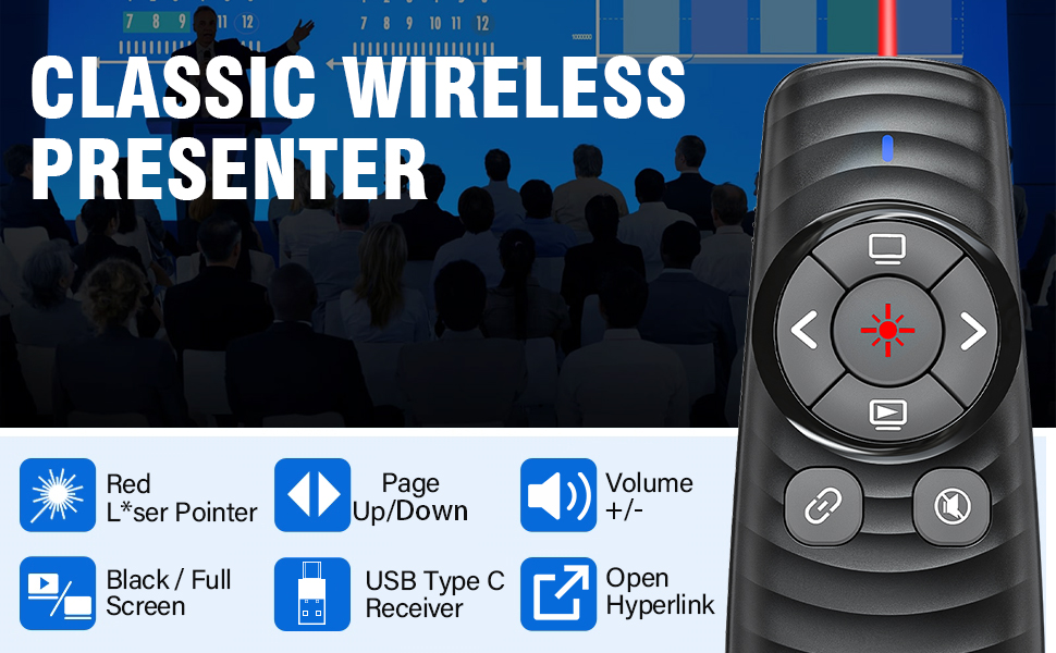 Presentation Clicker wireless presenter remote