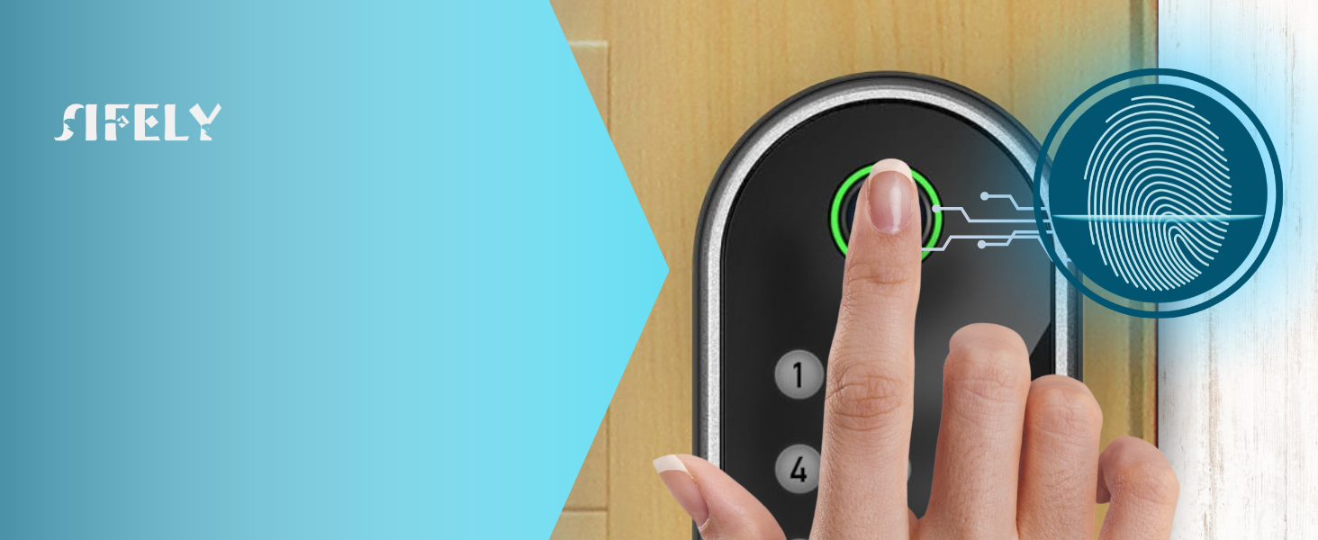 fingerprint unlocking door lock
