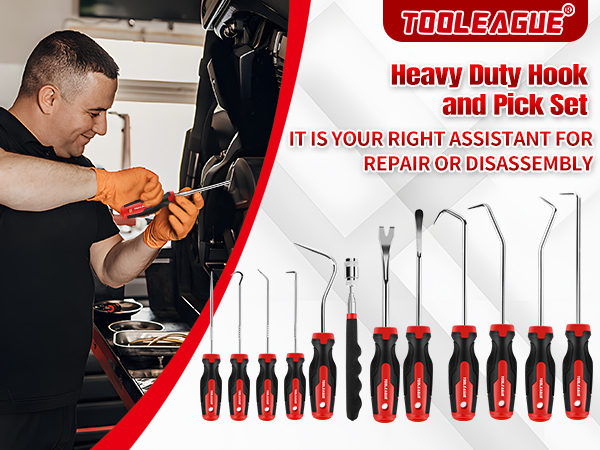 Pick and Hook Set mechanic tools lock pick set lock picking kit automotive tools gasket scraper