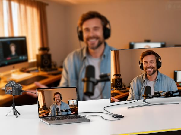 Video Capture Card for Live Broadcasting