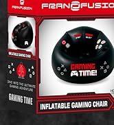 FranFusion Inflatable Gaming Chair for Kids &amp;amp; Teens with Cup Holders and Side Pocket