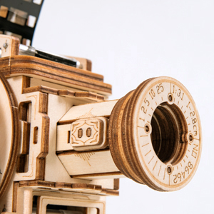 Rokr 3d wooden puzzle clock for adults