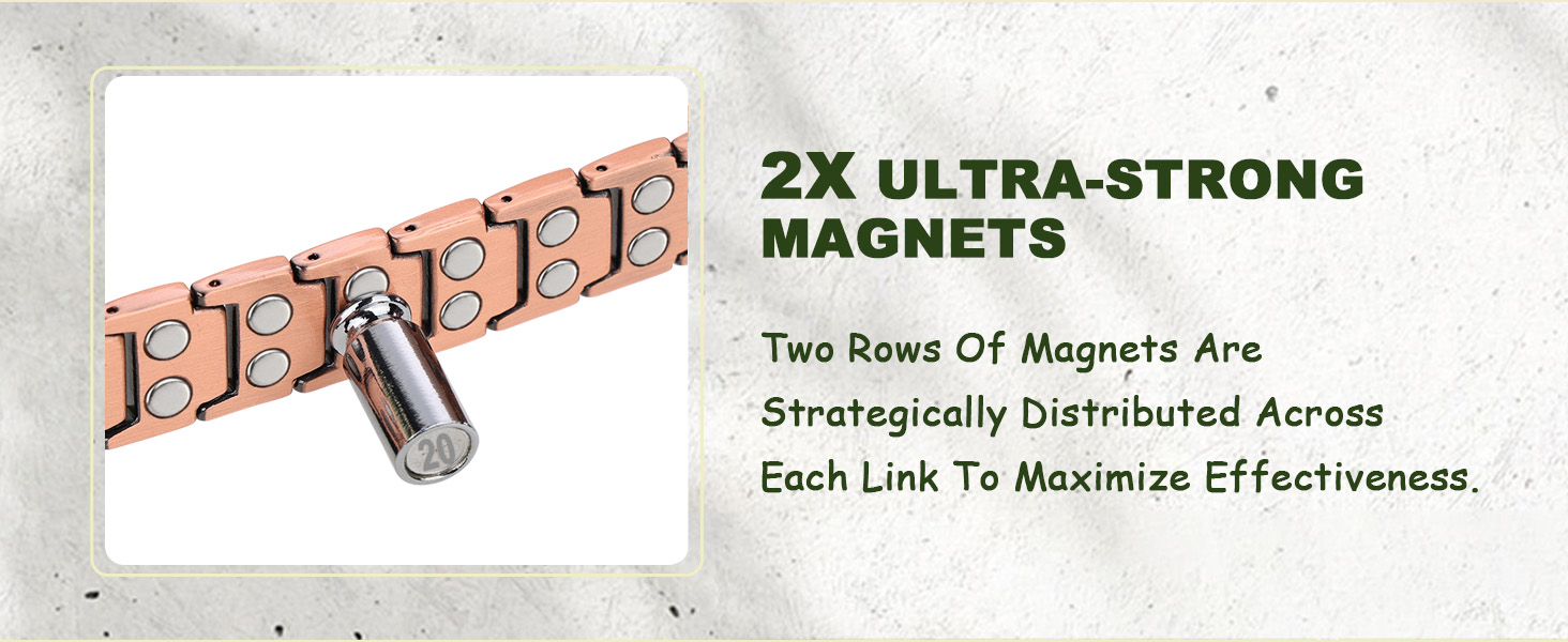 strength magnetic bracelet