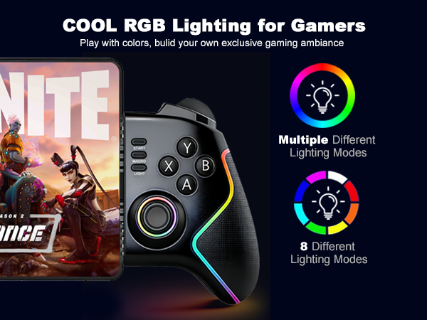 RGB game controller