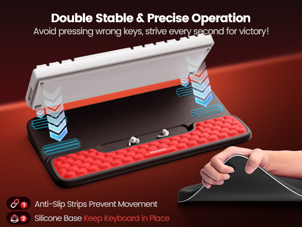 keyboard pad with wrist rest