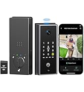 Anweller MD2 Smart Deadbolt Lock with Camera, Fingerprint Keyless Entry Door Lock for Front Door,...