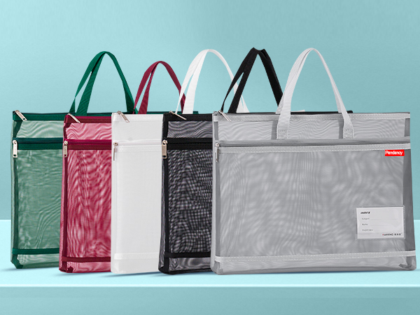 Large A3 A4 Size Mesh Zipper Pouch