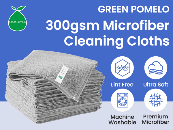 Microfiber Cleaning Cloth,12 Pack Cleaning Rag,Cleaning Towels with 4 Color Assorted,11.5"X11.5"